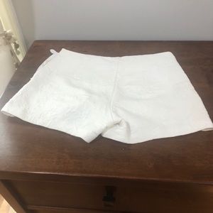 Lilly Pulitzer white high waist shorts
